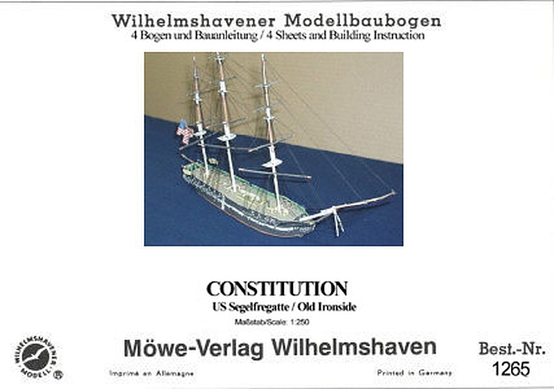 Plan Frigate USS Constitution - WILHELMS